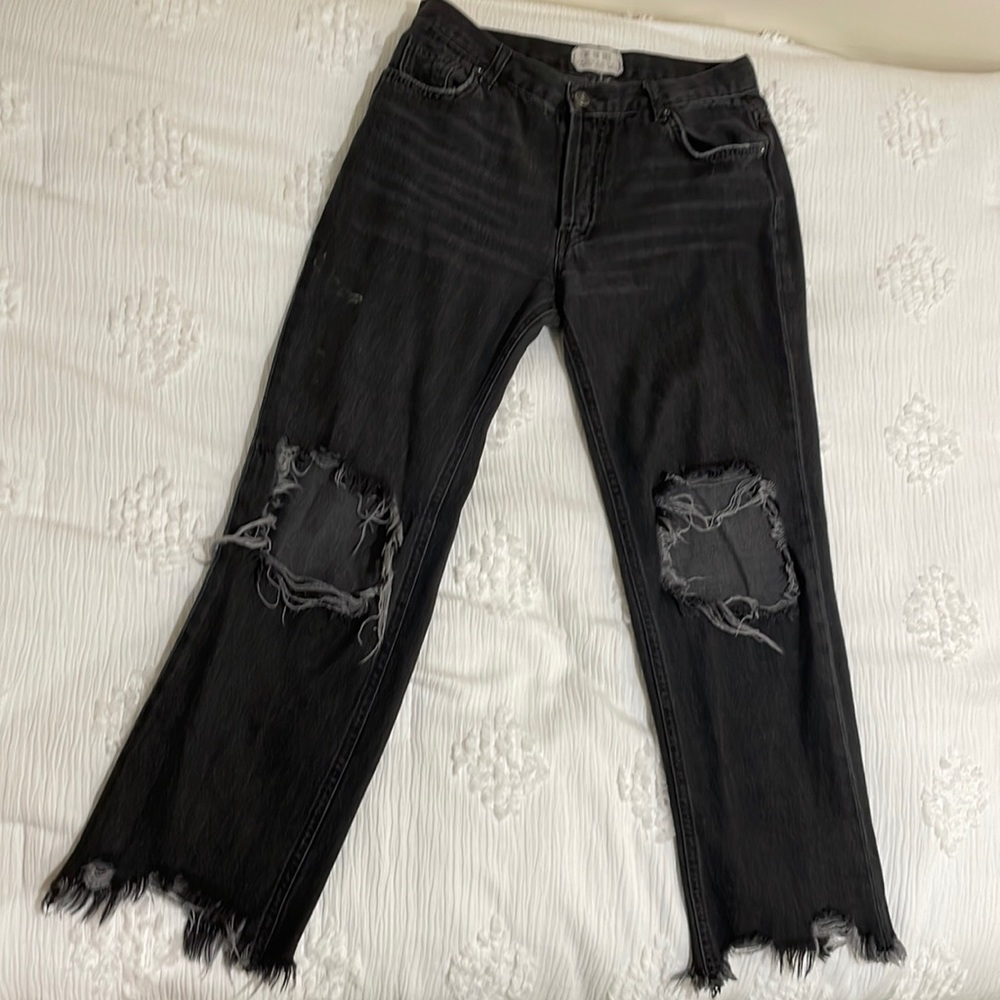 Free People Black Jeans